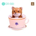 DR BEI Teacup Puppy Statue High Simulation Smooth Edge Teacup Dog Figurine. 