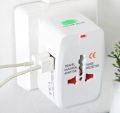 “Universal Worldwide Travel Adapter – Multi Plug Power Socket with USB Ports – International Converter”. 