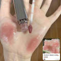 Small Silver Tube Mirror Lip Glaze Moisturizing Water Light Lipstick Lip Gloss Women Cosmetic. 