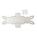 3D Effect Rabbit Bunny Box Metal Cutting Dies DIY Scrapbook. 