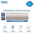 Haier Inverter AC | Model HSU-12HFP CA (Pearl Inverter Series) | 1 Ton DC Inverter UPS Enabled - Self Cleaning - WiFi Enabled-Turbo Cooling- Color Silver/ Golden |10 Years Compressor 04 Years PCB 03 Years Evaporator Warranty | Haier Free Installation. 