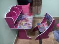 : Enchanting Kids Wooden Study Table and Chair Set". 
