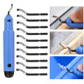 Metal Deburring Tool Kit Deburring Cutters Set Burr Remover Hand Tool for Wood Plastic Aluminum Copper and Steel. 