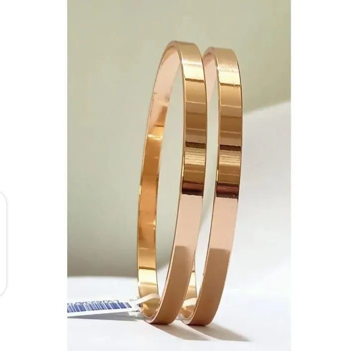 Pair%20of%20Bangles%20Jewelry%20Kara%20Plain%20Golden%20Color%20Stainless%20Steel%20High%20Quality%20for%20Girls%20and%20Women%20-%20Image%202