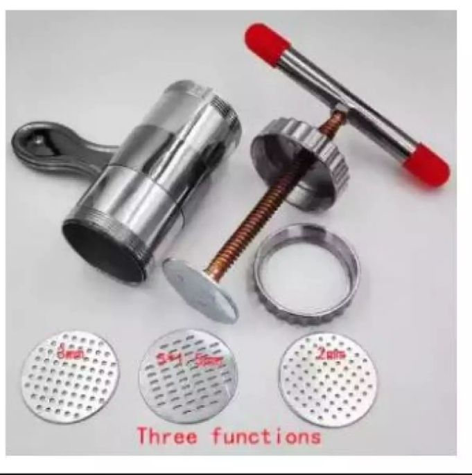 Stainless%20Steel%20Noodle%20And%20Pasta%20Maker%20Machine%20With%20Plastic%20Handle%20Nimko%20Kitchen%20Accessories%20Press%20Nimco%20Snack%20Maker%20Stainless%20Steel%20with%203%20blades%20-%20Image%207