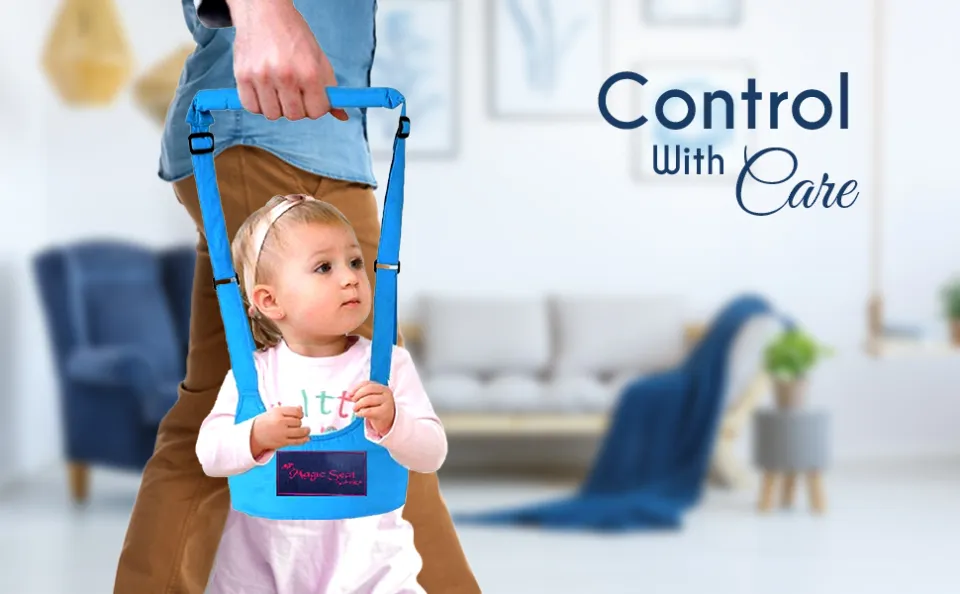 Baby Belt Walker Baby Walking Harness Handheld Baby Walker Adjustable Toddler Walking Assistant Walking Helper for Infant Child Breathable Stand Up and Walking Learning Helper for Boys Girls Daraz.pk