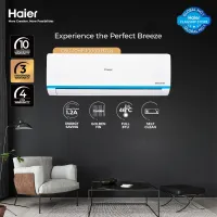 Candy - The Italian Style by Haier 0.8 Ton Heat & Cool DC Inverter - CSU-10HF- High Efficiency Inverter -  Energy Saving - Eco-Environment - 10 Years Brand Warranty - Free Professional Installation By Haier