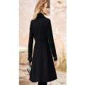 A&G-Long Coat For Women-Black. 