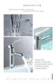 faucet Tap water lever mixer single handle tap bathroom basin sink faucet chrome plated stainless steel with complete accessories. 