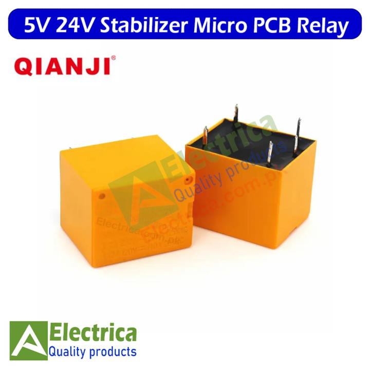 Best Quality Qianji 5 Pin 5v 24v Stabilizer Micro P C B Relay 7a jqc-3f( t73) By Electrica