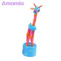 Giraffe Plush Toy Giraffe Toy Adorable Eco-friendly Dancing Portable Safe for Babies Colorful Puzzle Design Playtime Fun. 