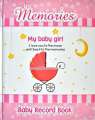 Memories Baby Record Book - Baby Girl - Pink. 