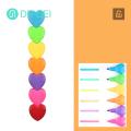 DR BEI Highlighter Pen Heart Bear Hand Account Highlighter Drawing Pen. 