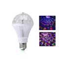 Pack Of 1, 2, 3 Colorful RGB LED Light Bulb Rotating Bulb E27 Color Change Rotating Flash Lamp. 