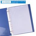 A4 Clear Loose Leaf File Sheet Protector with 11 Holes. 
