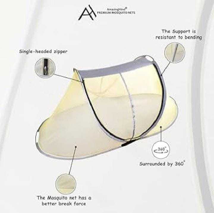 Hafzan's%20Multi-color%20Single%20Bed%20mosquito%20net%207%20X%203.5%20Ft%20Machardani%20%7C%20Machar%20dani%20-%20Image%204