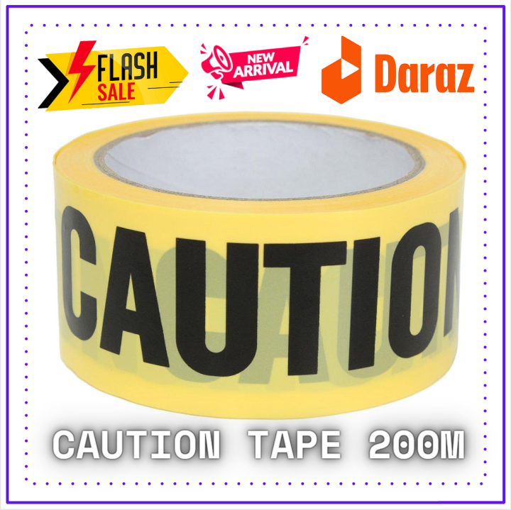 400M X 3" Roll Yellow Caution, Tape non adhesives Safety Barrier ,Police Construction Area etc.