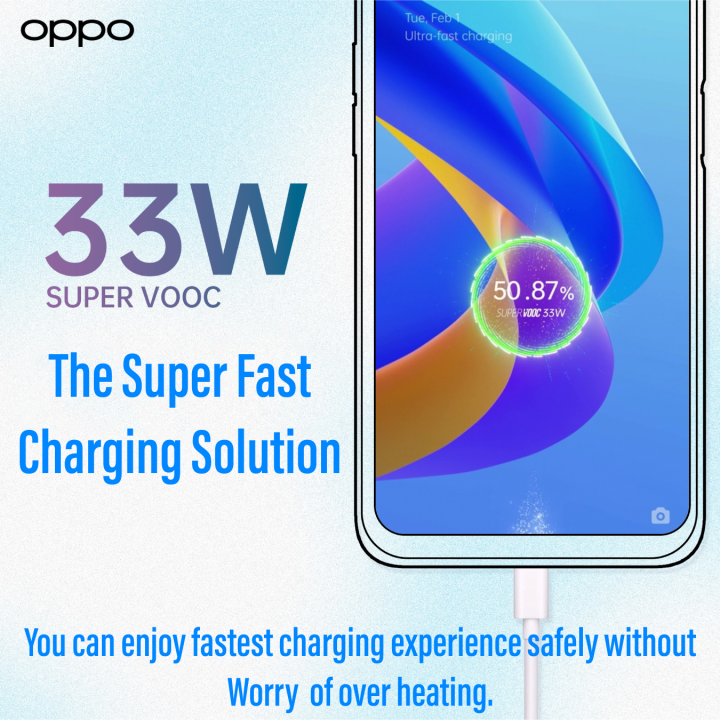 Oppo%2033W%20Super%20Vooc%20Charger%20with%20Type%20C%20Cable,%20Fast%20Charging%20Adapter%20for%20Find%20N,%20A74,%20A95,%20F17,%20F19,%20F21%20Pro,%20K10%20and%20More%20Devices%20-%20Image%207