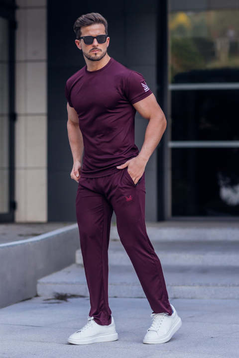 Gothic Track suit for men with LooseFit Trouser - Burgundy | Daraz.pk