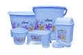 Lavenna Bath Set Mug,Tub,Bath Stool,Dustbin,Soap Case,Bucket 6pcs Set. 