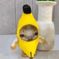 Anime Pillow Dolls Banana Cat Doll Banana Cat Plush Toy Stuffed Doll Plush Happy Cat Stuffed Toy Happy Cat Sad Crying Banana Cat Animals Toy Toy for Little Kids. 