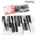 10Pcs/Lot Anti Static Hair Brush Hairstyle Comb Set Travel Hair Brushes Hairdresser Brush Hair Care Styling Tools Sets. 