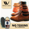 WBM Shoe Shining Sponge - Brown  Instant Shine Polish with Liquid- 11ML. 