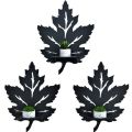 H&H Leaf Wooden Wall Shelf 3D Laser Cut DIY Design Decoration Piece for Home Decor Living Room Wooden Floating Shelf | Leaf Floating Candle Stand | Wall Shelf for Bedroom and Offices Wooden Wall Decor for Kids Room Girls Room and for Gift Items. 