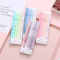 6Pcs/Set Cute Morandi Gel Pen Set Student Penel Pen Retro 0.5mm Black Signature Pen Solid Color School Office Supply Stationery. 