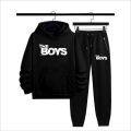 The Boys WinterCasual Printed Hoodie + Trouser Track Suit for mens. 
