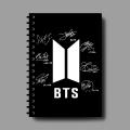 BTS Autograph Spiral Notebook - 7718. 