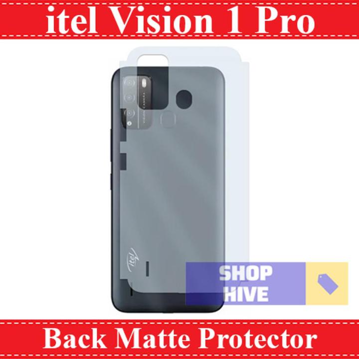itel Vision 1 Pro Matte Back Protector Carbon Soft Skin Sheet For itel Vision 1 Pro