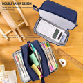 Capacity Pencil Case Pencil Pouch Pen Bag For School Stationery And Travel Black. 