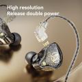 X2 Pro Sport Running 3.5mm Detachable Wired in-ear Headphones Double Dynamic HiFi Earphone. 