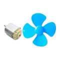 Plastic Fan for DC Motor (4Pcs Set) / DC Motor Fan DIY /  DIY 4 blade plastic fan / Propeller fan for DC Motor / Fan for student project. 