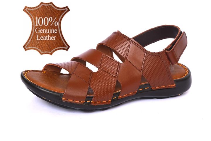 Maazu%20Pure%20Leather%20Sandal%20For%20Men%20-%20Color%20Brown%20-%20Image%206