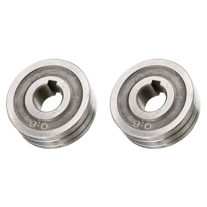 QUANBU 2X High Precision Wire Feed Wheel 0.6X0.8 Mig Welder Wire Drive Wheel