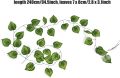 Artificial Leaf Bail for wall Hanging Decoration - Artificial Plants Leaves Green Colour for Office , Home , Room decoration. 