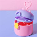 Lovely baby milk powder food storage box portable infant feeding snack fitness protein shake powder moisture-proof container. 
