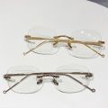 【ALLGOOD】Uni Fashion  Anti Blue Light Glasses Clear Glasses Computer Glasses WYB Style Rimless Eyeglasses Plain Eyewear Face Decor. 