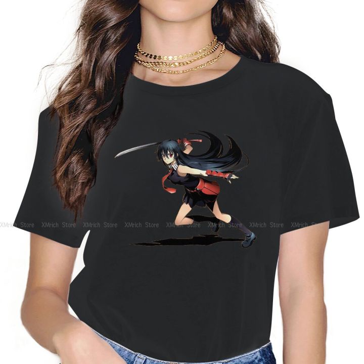 Aga kill women clothing Akame ga Kill Japanese anime night raid graphic T women vintage alternative loose shirts tee shirts