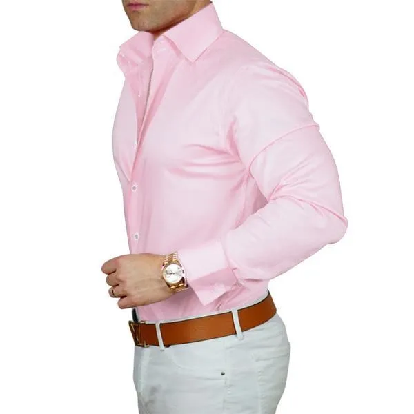 Light%20Pink%20Cotton%20Dress%20Shirt%20For%20Men%20-%20Image%203