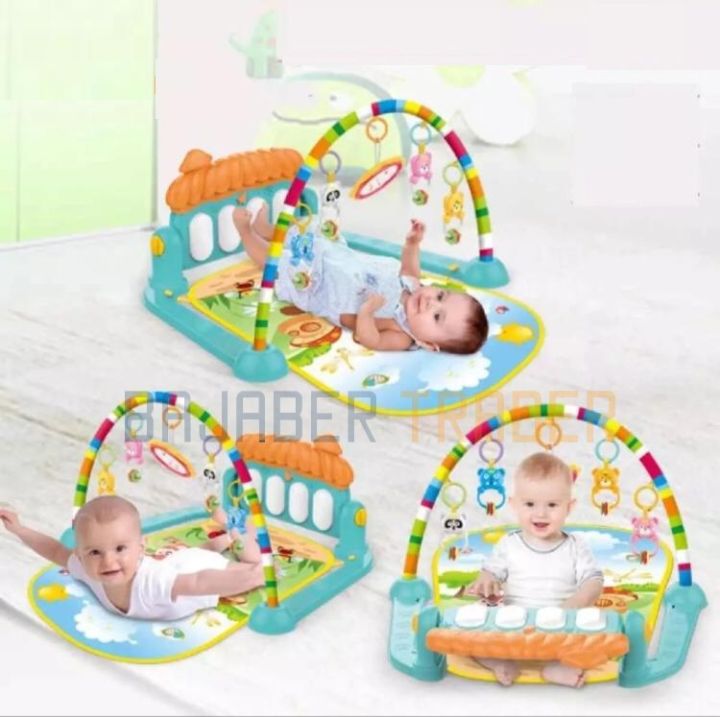 Huanger%203%20In%201%20Newborn%20Baby%20Toddler%20Activity%20Play%20Gym%20Piano%20Fitness%20Rack%20Mat%20-%20Image%202