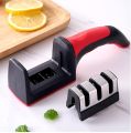 Professional 3-Stage Knife Sharpener Manual Kitchen Knife Sharpening Tool For all Knives. 