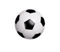 Standard Size Leather Football black & white made in Sialkot.. 