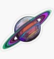 Space Space Stickers - Astronaut Stickers for Kids - Pack of 10 Pcs. - Planet Stickers for Laptops - Art and Crafts. 