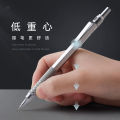 All Metal Advanced Mechanical Pencil 0.5 Low Center of Gravity 0.7mm Primary School Student Drawing Sketch Hand Painting Black. 