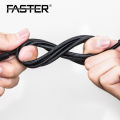 FASTER FC-100W Type-C To Type-C 5A PD Cable QC4.0 And PD3.1 Compatible. 