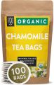 Organic Chamomile Tea Bags | 100 g. 