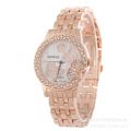【ETOP】Online Hot Metal Watch Diamond Pattern Geneva Quartz Watch for Women. 